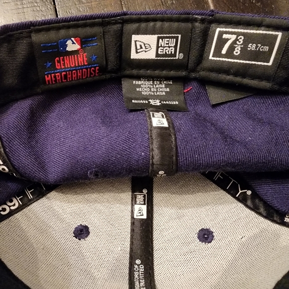 New Era Fitted Size 7 3/8 Cleveland Indians Chief Wahoo Hat - Picture 6 of 6